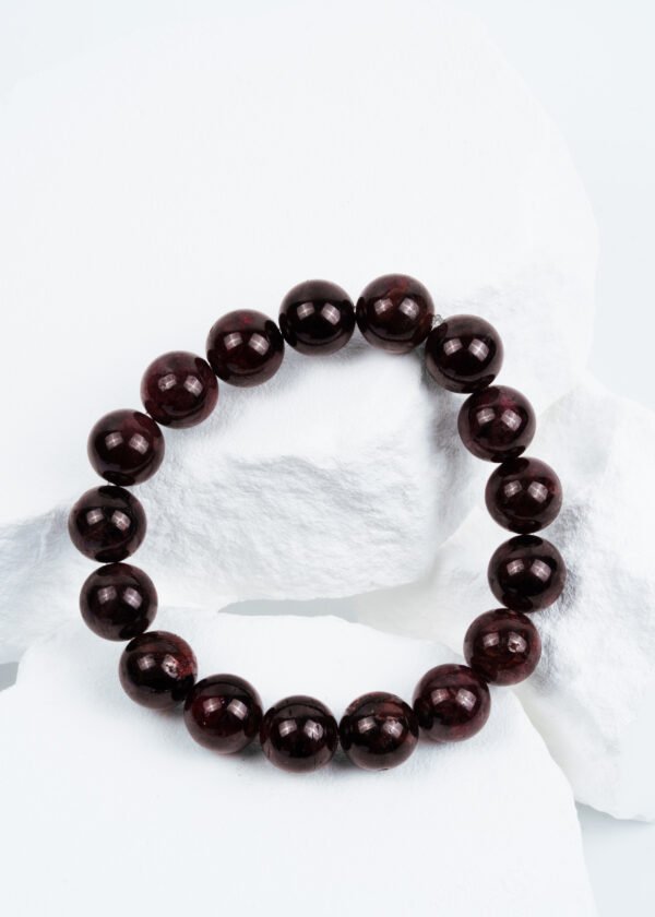 10mm Garnet (Lal) Doğal Taş Bileklik