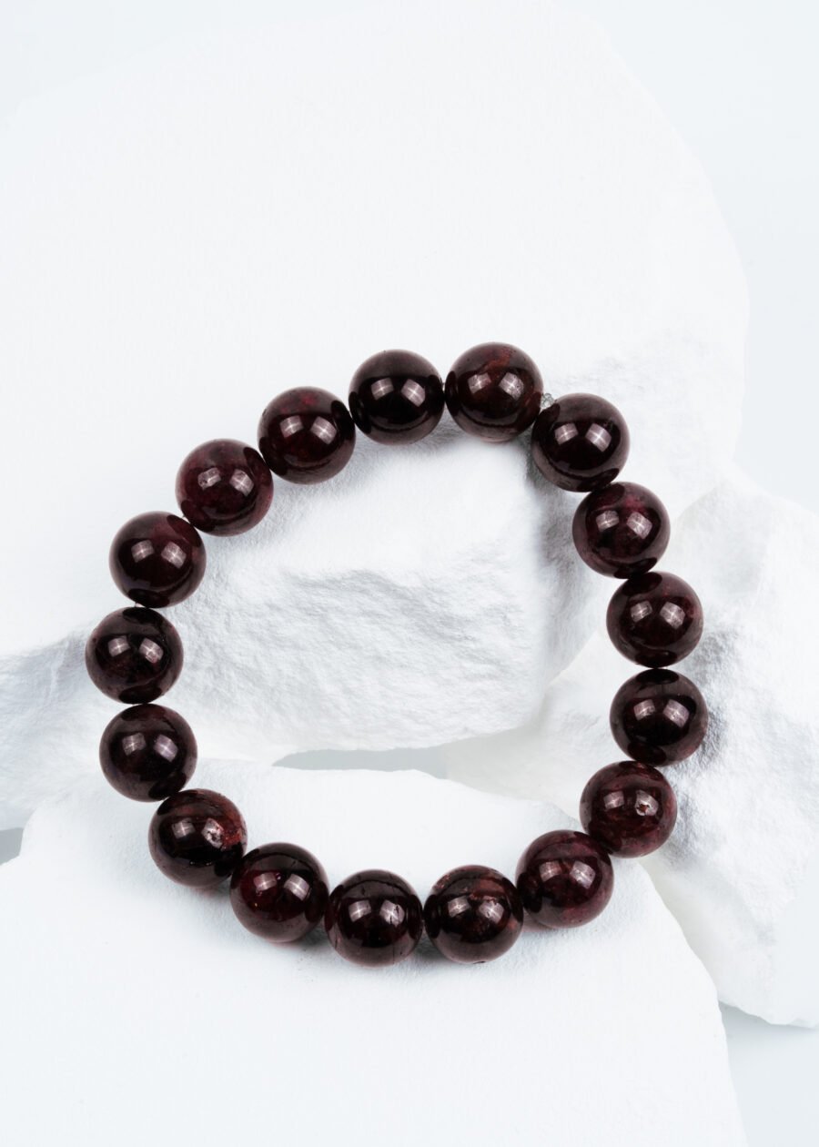 10mm Garnet (Lal) Doğal Taş Bileklik