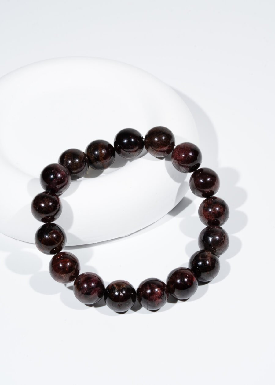 10mm Garnet (Lal) Doğal Taş Bileklik