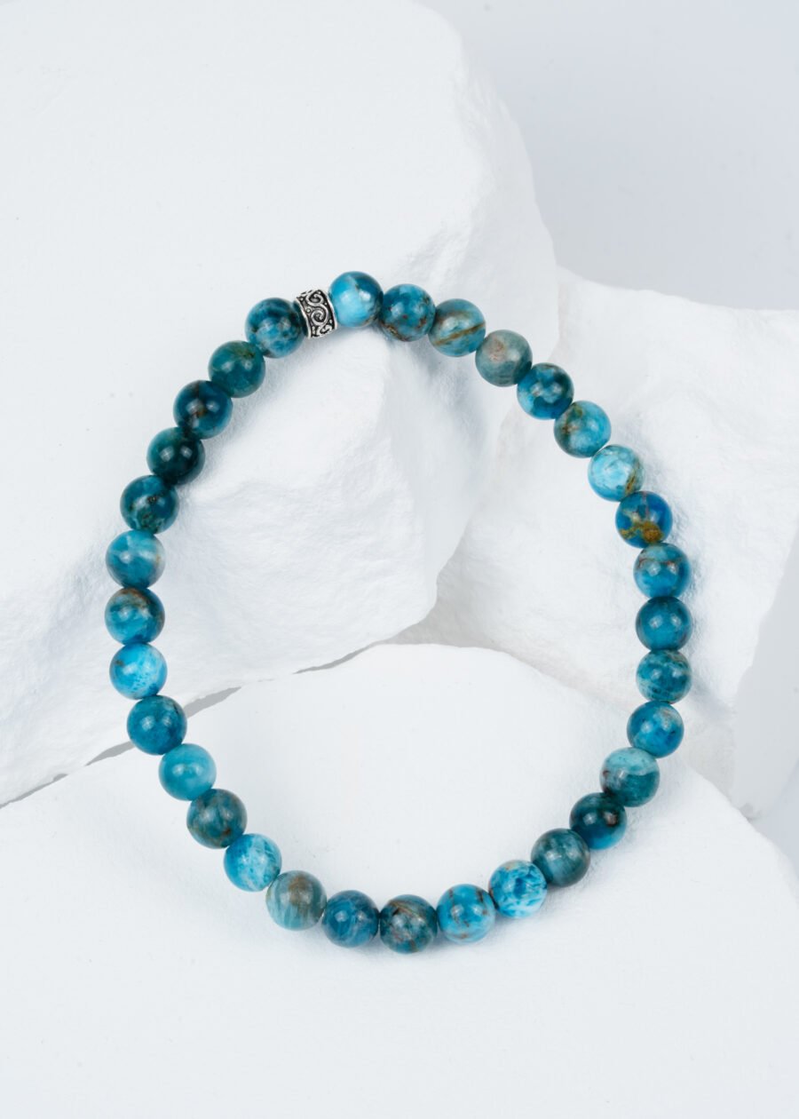 6mm Apatit Doğal Taş Bileklik