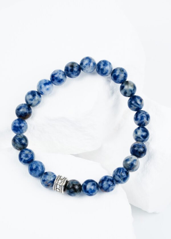 8mm Sodalit Doğal Taş Bileklik