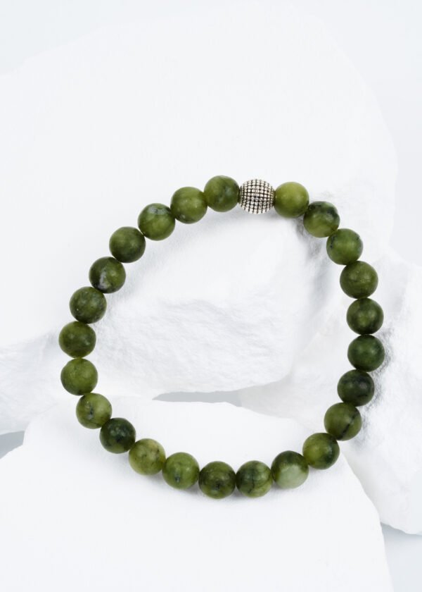 8mm Yeşim Doğal Taş Bileklik