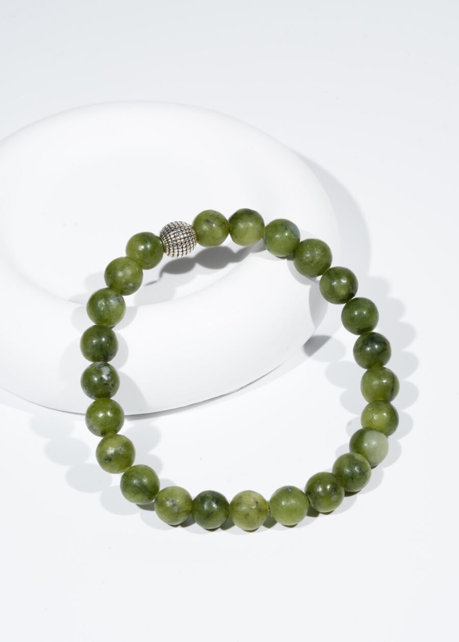 8mm Yeşim Doğal Taş Bileklik