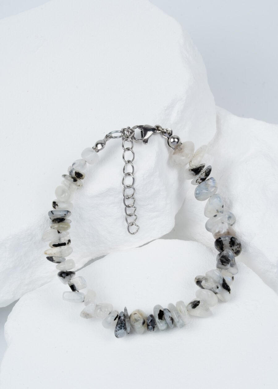 Ay Taşı Kırık Taş Doğal Taş Bileklik