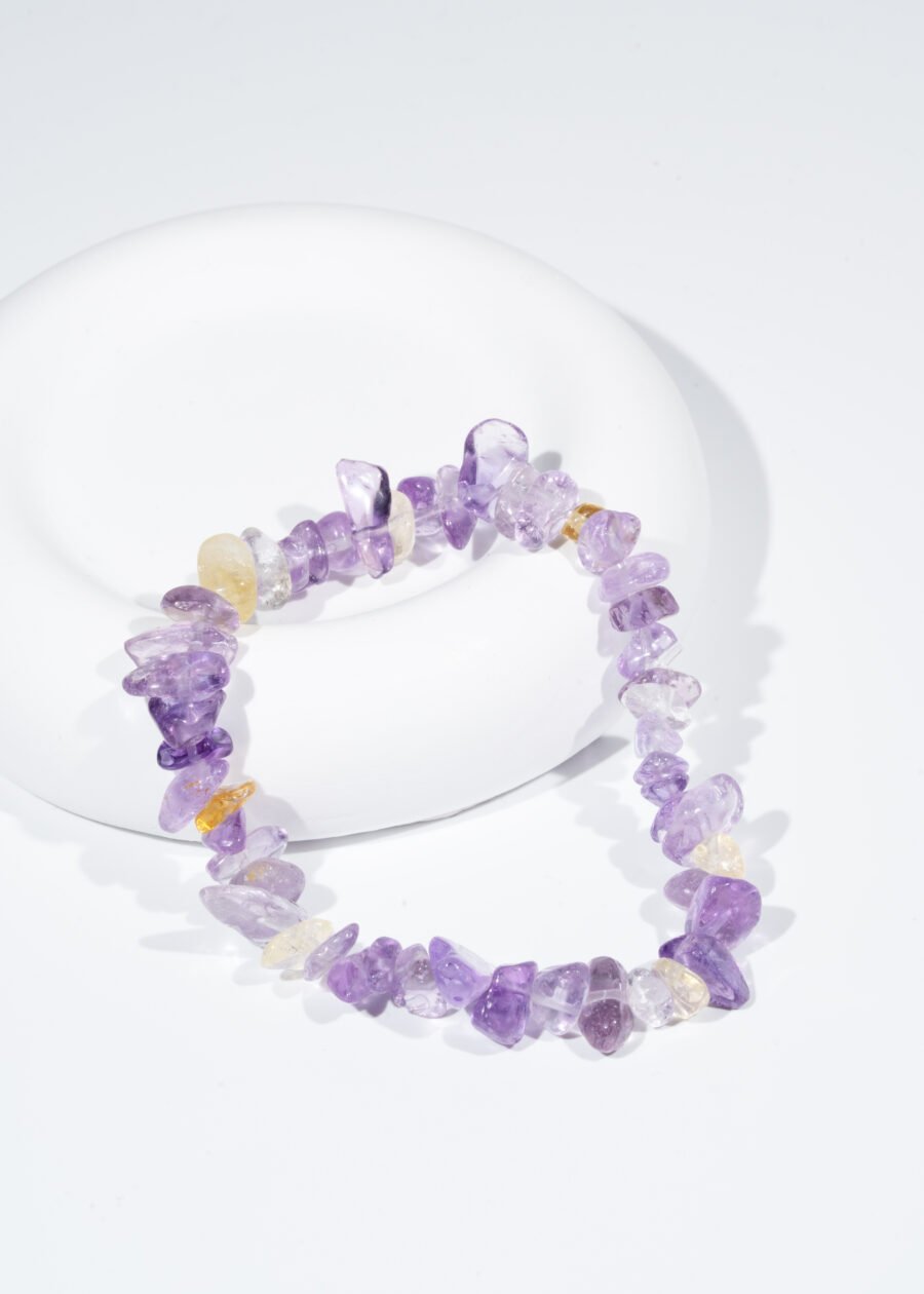 Kırıktaş Ametrin (Ametist & Sitrin) Doğal Taş Bileklik Kırıktaş Ametrin (Ametist & Sitrin) Doğal Taş Bileklik