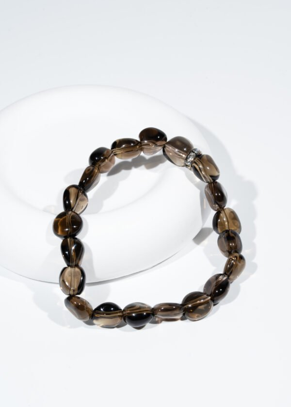 Dumanlı Kuvars Doğal Taş Bileklik