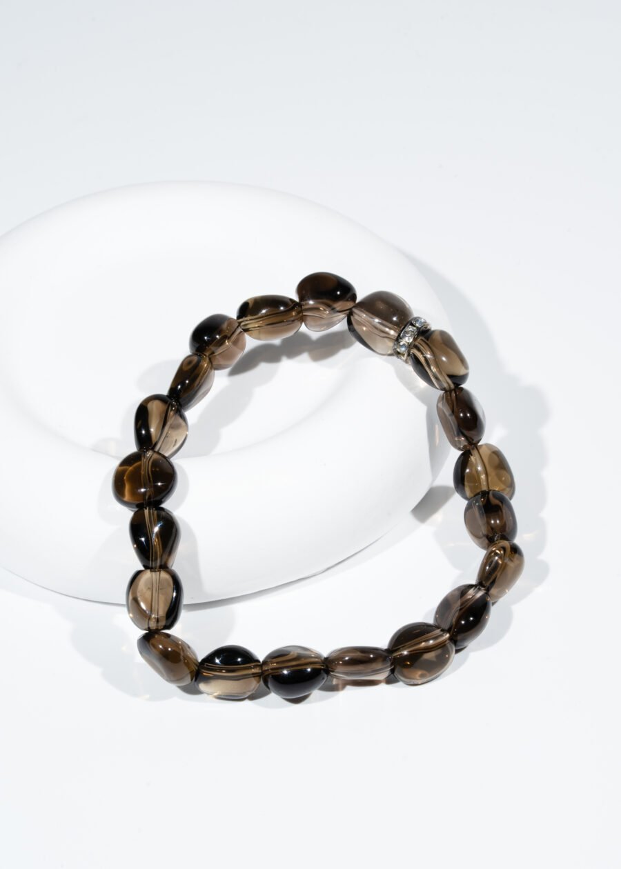 Dumanlı Kuvars Doğal Taş Bileklik