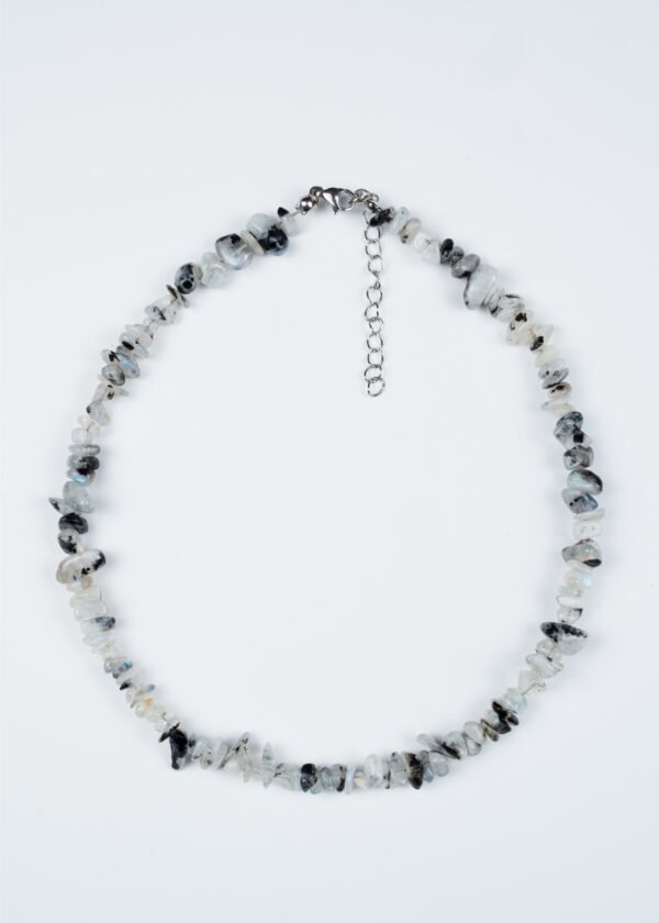 Kırıktaş Ay Taşı Doğal Taş Kolye