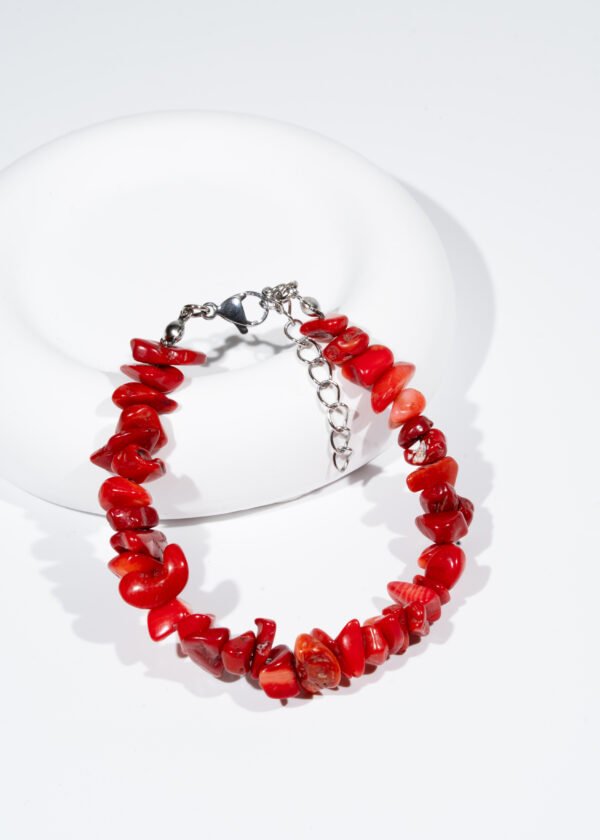 Kırıktaş Mercan Doğal Taş Bileklik