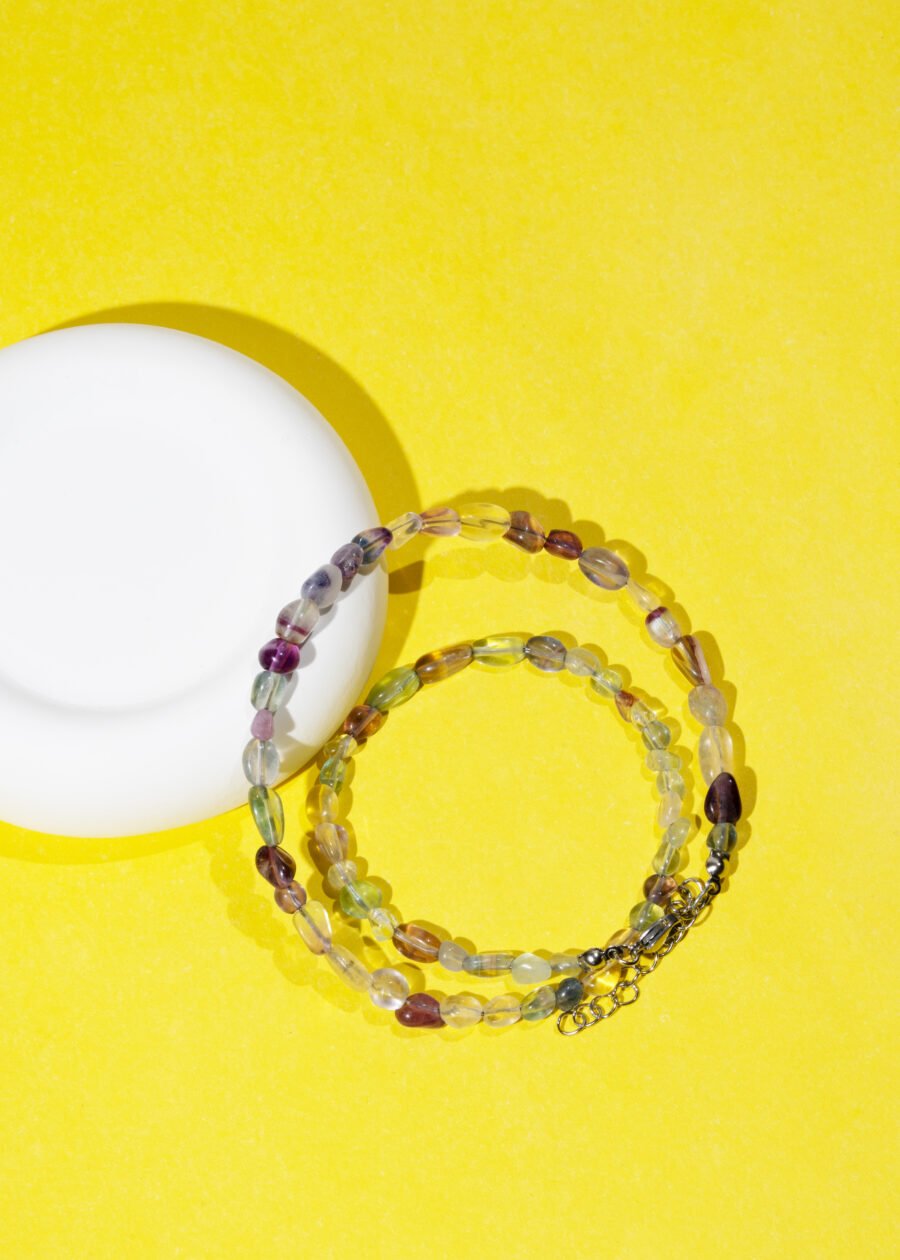 Florit Doğal Taş Kolye