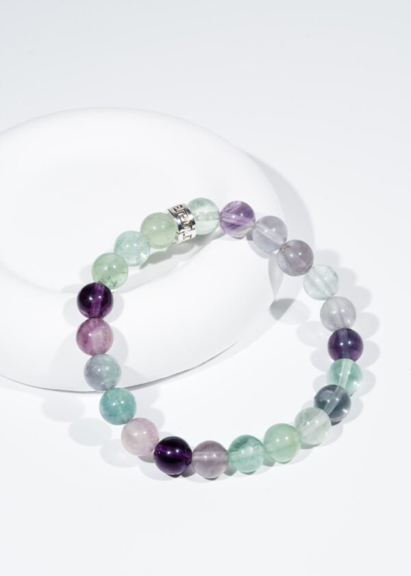8mm Florit Doğal Taş Bileklik