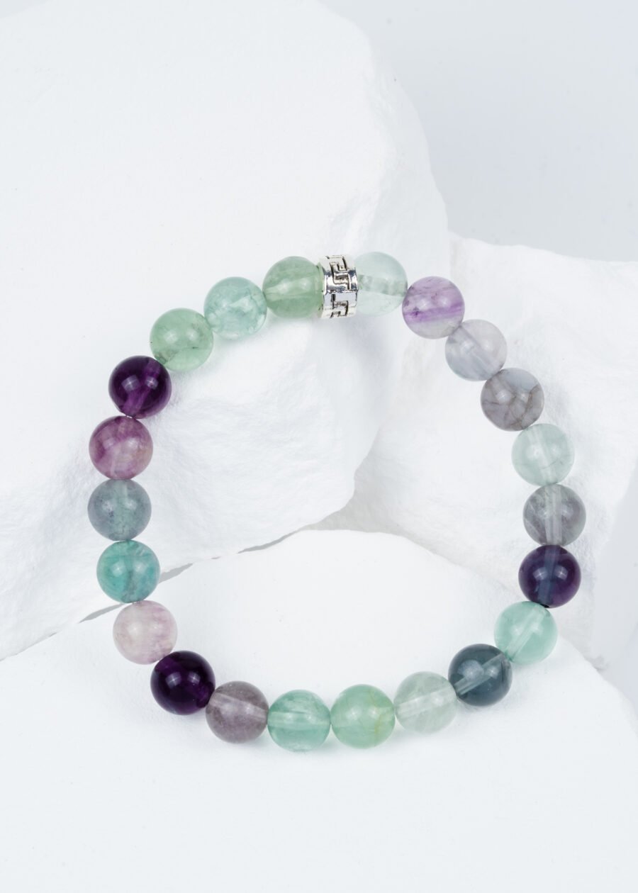 8mm Florit Doğal Taş Bileklik