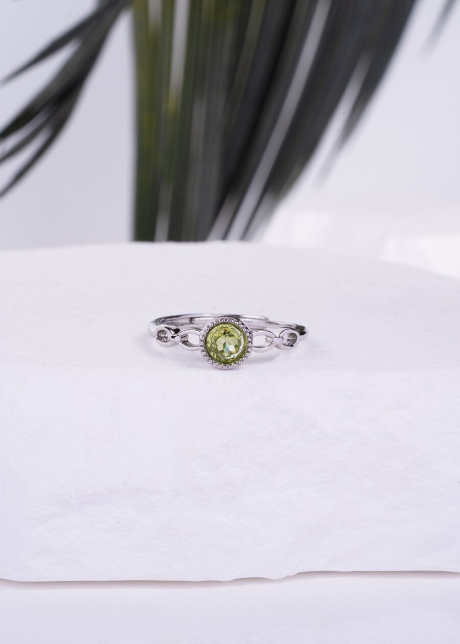 Ayarlanabilir Zebercet Doğal Taş Yüzük