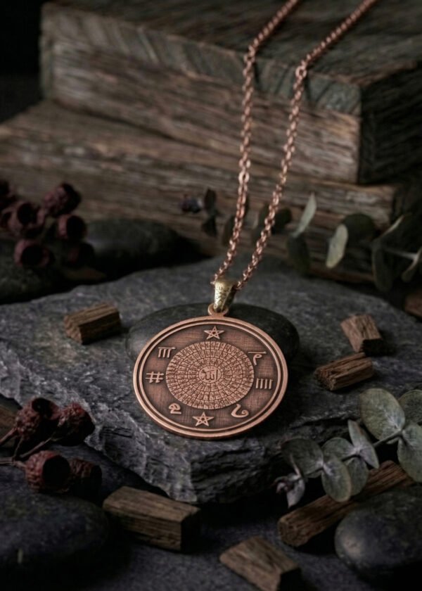 Vefkli Celcelûtiyye Bakır Kolye - Görsel 3