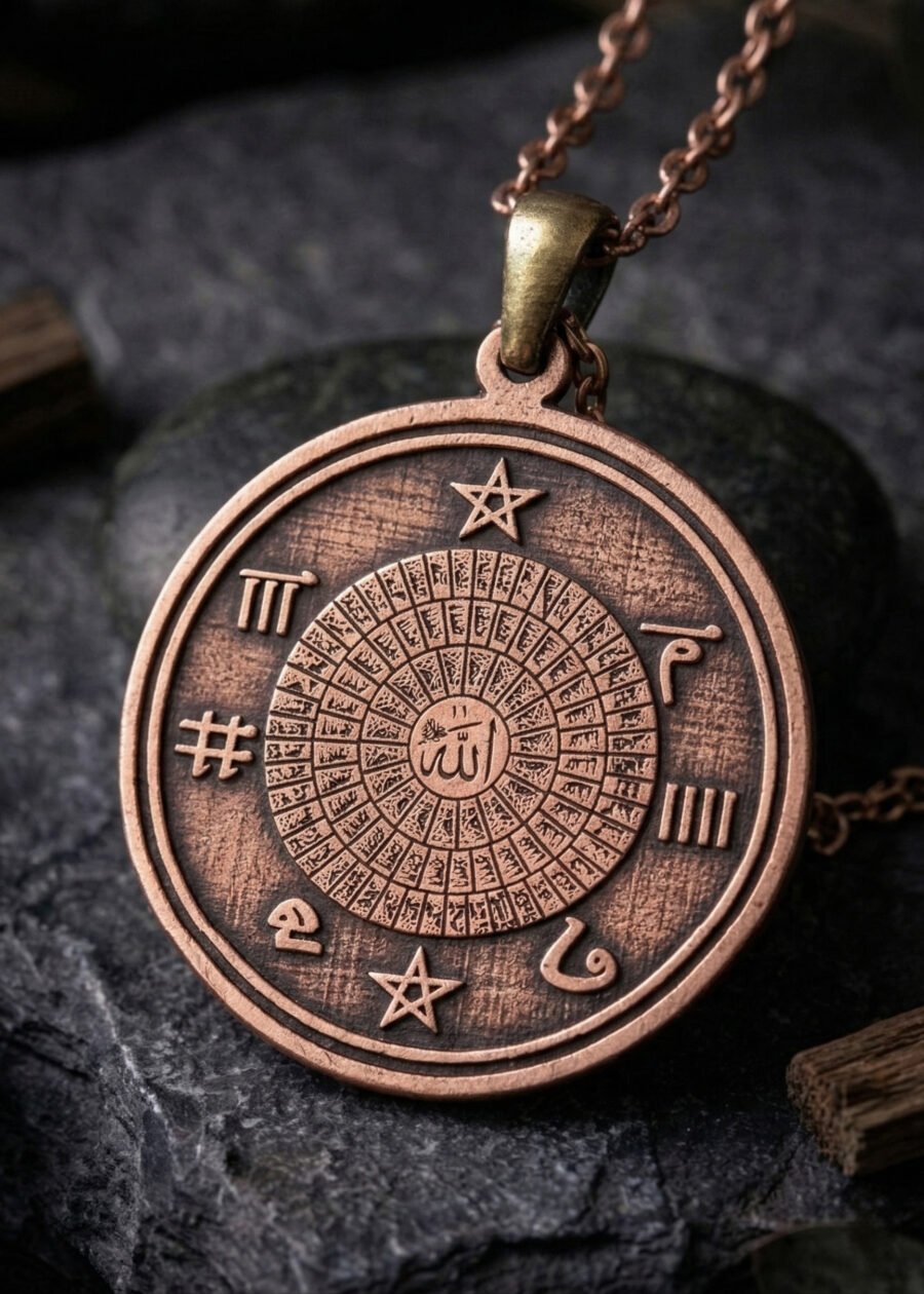 Vefkli Celcelûtiyye Bakır Kolye